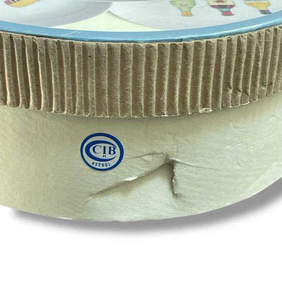 Vintage 2001 Nancy Green Boston Warehouse 6" Wine Cheese Appetizer Ceramic Set 4 - Picture 5 of 12